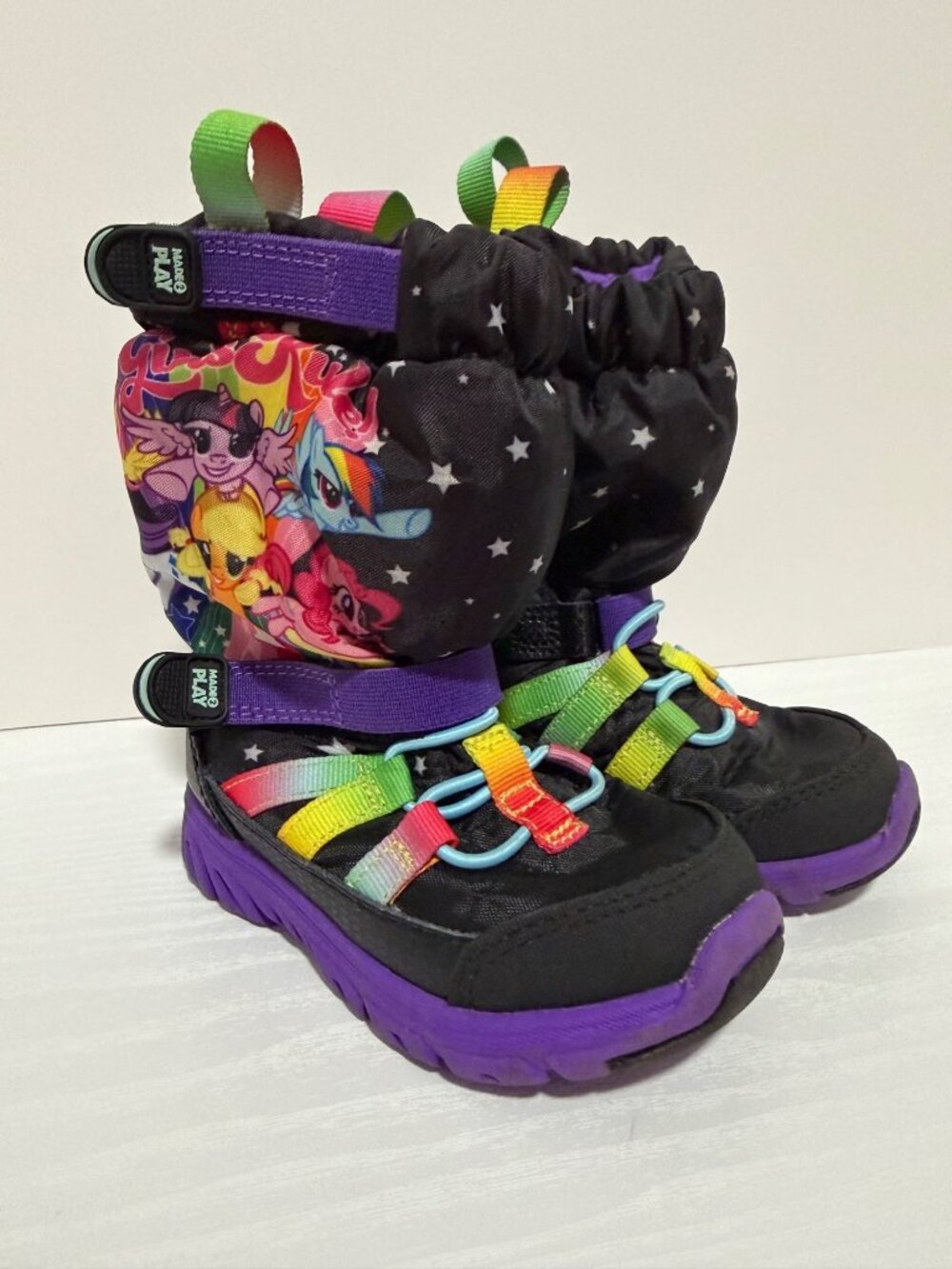 Stride Rite Made2Play Toddler Girls Snow Boots My Little Pony Size 6